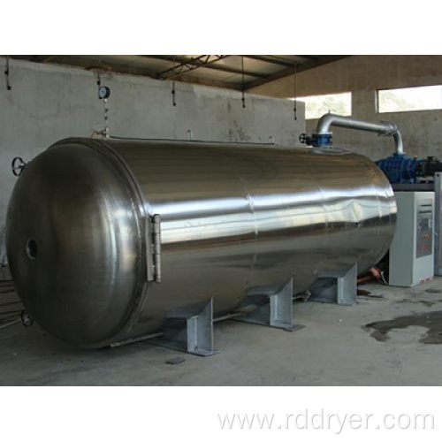 Pilot vacuum freeze dryer for food production